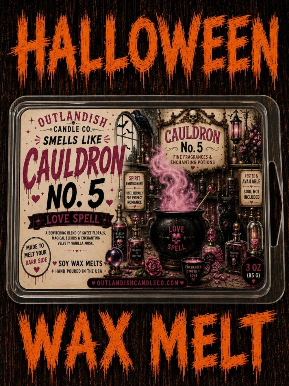 Cauldron No. 5 Wax Melts | Love Spell Scented Wax Melt